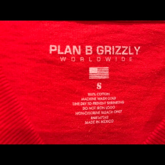 Rare Plan B x Grizzly Ryan Sheckler Bear Skate Tee - Picture 5 of 5